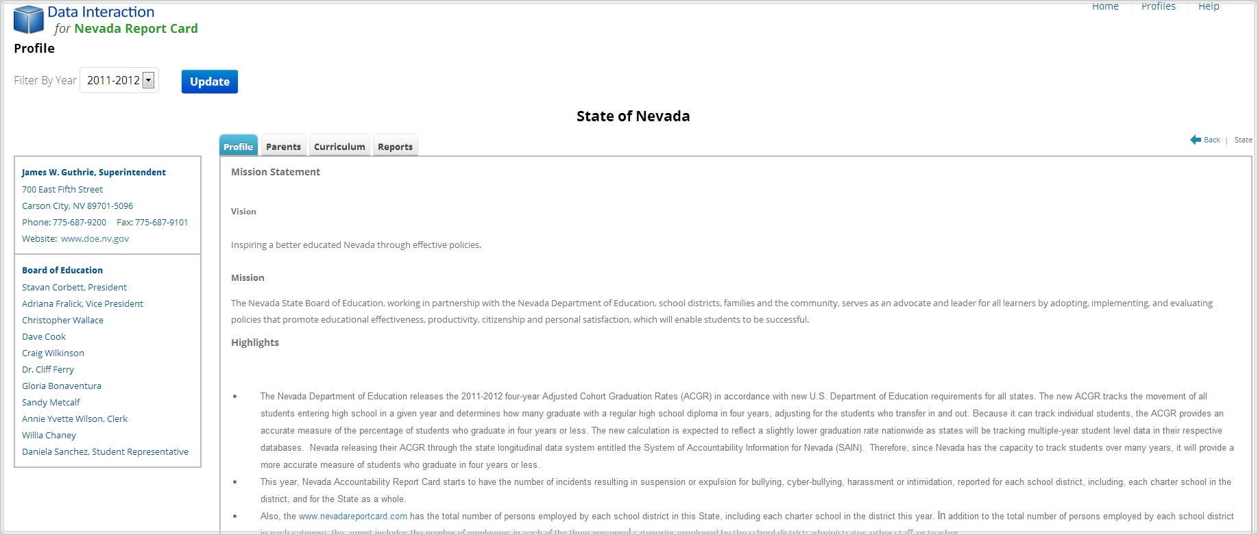 State Profile